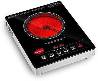 Pigeon by Stovekraft 2000 W Radiant Cooktop Touch Panel(Black, Silver, EVA RADIANT)