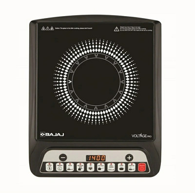 BAJAJ 1400 W Induction Cooktop Push Button(Black, ICX 140TS(740308))