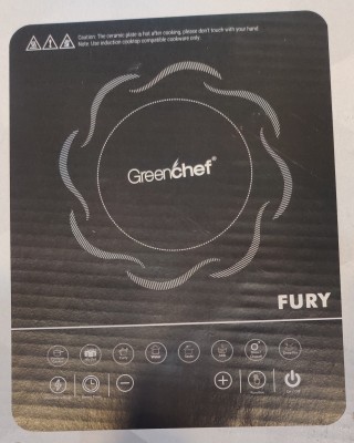 Greenchef by Green chef Fury Induction Cooktop  (Black, Push Button)