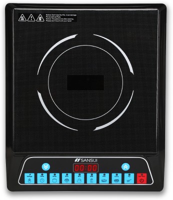 Sansui SmartChef Plus Induction Cooktop(Black, Push Button)