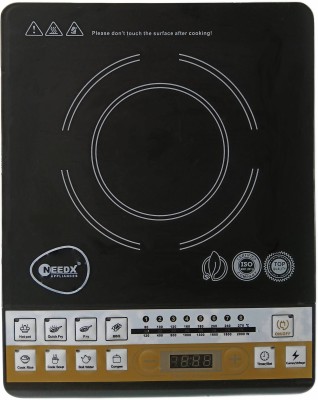 NEEDX 2000 W Induction Cooktop Push Button(Black, Cooktop with power of 2000W)