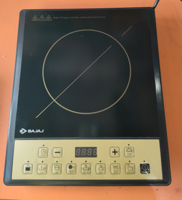 BAJAJ 1900 W Induction Cooktop Push Button(Yellow, Black, Icx 190ts)