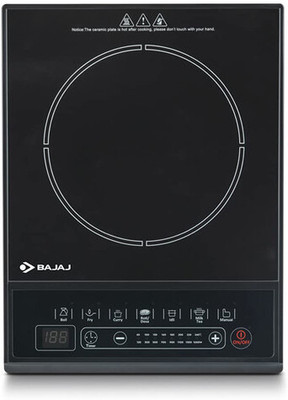 BAJAJ 1600 W Induction Cooktop Push Button(Black, MAJESTY ICX NEO)