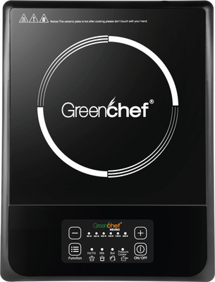 Greenchef Neuro Induction Cooktop(Black, Push Button)