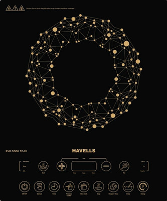 HAVELLS 2000 W Induction Cooktop Touch Panel(Black, PB20)