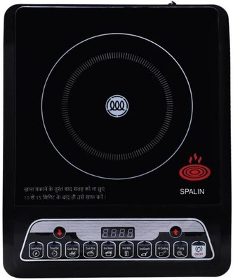 Spalin 2000 W Induction Cooktop Push Button(Black, A8-BLK-001)