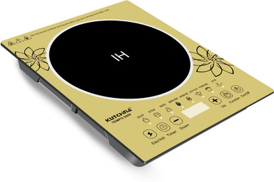 Kutchina 2000 W Induction Cooktop Touch Panel(Yellow, TEMPO 2000)