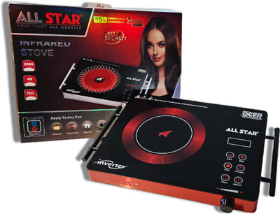 All Star 2000 W Induction Cooktop Touch Panel(Multicolor, asif112 Premium 2000W Infrared Induction Stove)