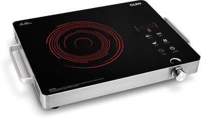 Glen 2200 W Induction Cooktop Touch Panel(Black, Infrared Stove with Preset Cooking Functions and Digital Display SA3072IR)