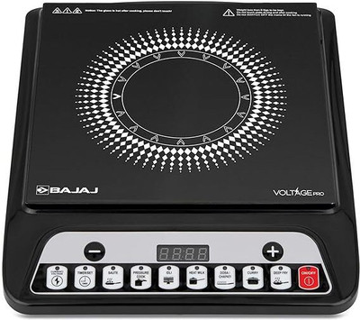 BAJAJ 1400 W Induction Cooktop Push Button(Black, 740308)