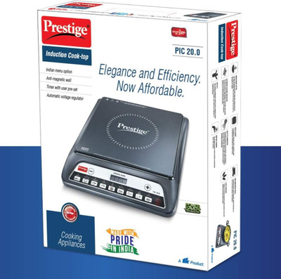Prestige 1600 W Induction Cooktop Push Button(Black, PIC 20)