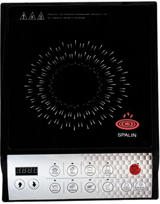 Spalin 2000 W Induction Cooktop Push Button(Black, A9 BLK Cooktop Chef Pro)