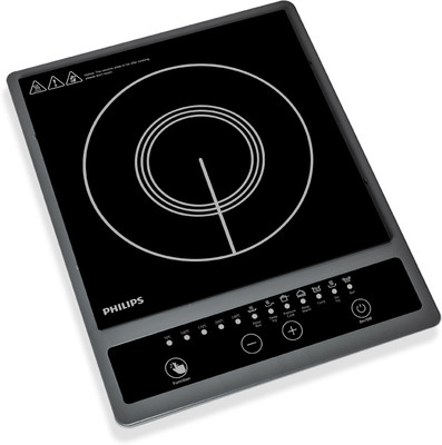 PHILIPS 1300 W Induction Cooktop Push Button(Multicolor, HD4934/00)