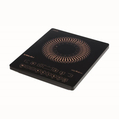 BAJAJ 2000 W Induction Cooktop Touch Panel(Black, ICX 200FP 740304 SILM DESIGN WITH SEMI-POLISHED CRYSTAL GLASS)
