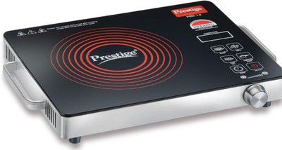 Prestige 220 W Infrared Cooktop Touch Panel, Jog Dial(Black, Pic1.0)