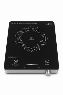 Kenstar 2200 W Induction Cooktop Jog Dial(Black, Grey, INFRAZEN)