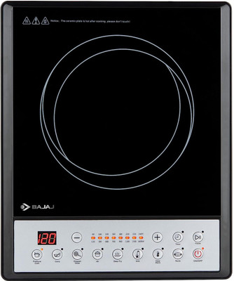 BAJAJ 1600 W Induction Cooktop Push Button(Black, ICX 160TS (740302))