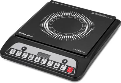 BAJAJ 1400 W Induction Cooktop Push Button(Black, ICX 140TS 1400W)