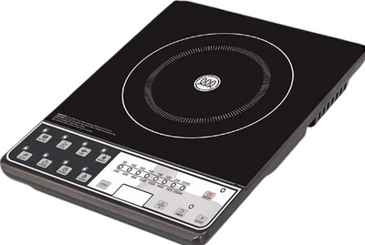 Fanqew 2000 W Induction Cooktop Push Button(Black, Black Induction Cooktop)