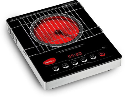 Pigeon 2000 W Radiant Cooktop Touch Panel(Black, Eva Infrared Cooktop 2000 Watts Black)