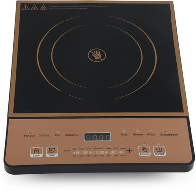 SAGESH PLUS 2000 W Radiant Cooktop Touch Panel(Gold, Infrared Cooktop | 2500 W Radiant Cooktop Touch Panel)