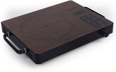 KAPLI 2500 W Radiant Cooktop Touch Panel(Brown, Premium Brown Beauty Infrared Induction Cooktop, Use with All Utensils)