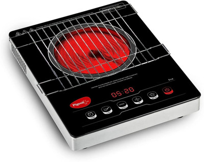 Pigeon 2000 W Radiant Cooktop Touch Panel(Black, Eva Infrared Cooktop 2000 Watts Black)