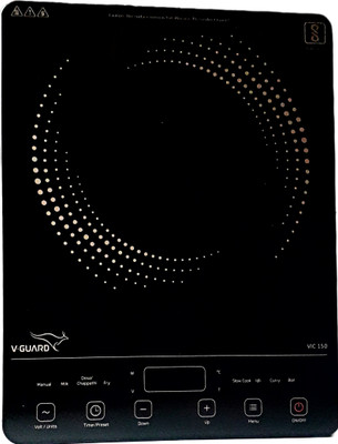 V-Guard 2000 W Induction Cooktop Touch Panel(Black, VIC 150 (2000W) INDUCTION)