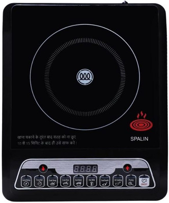 Spalin 2000 W Induction Cooktop Push Button(Black, A8-BLK-001)