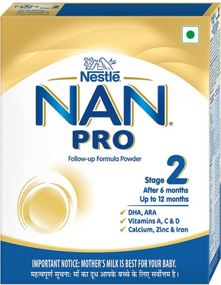 Nestle Nan Pro 2 Follow-up Formula Powder, Stage 2 From 6 to 12 Months(400 g, 6+ Months)