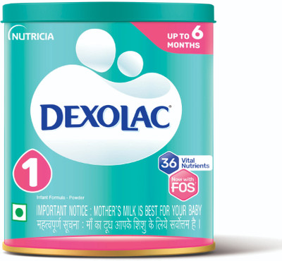 DEXOLAC Infant Formula Milk Powder for Babies(400 g, Upto 6 Months)