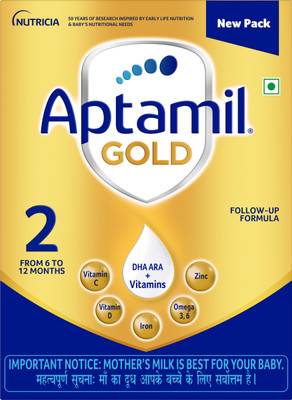 Aptamil Gold Follow up Infant Formula Powder (Stage 2)(400 g, 6+ Months)