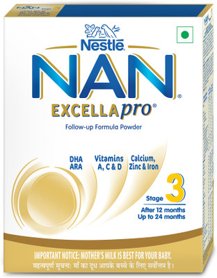Nestle Nan Excella Pro 3 Powder Followup Formula (After 12 months upto 24 months)(400 g, 12+ Months)