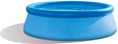 Intelligent Large Outdoor Family Swimming Paddling Pool Intex Easy Set 8ft With Free Pump Inflatable Swimming Pool(Multicolor)