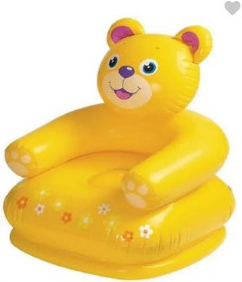 Tiny Tales PVC Animal Plastic Air Chair Sofa for Toddlers. Inflatable Sofa/ Chair(Yellow)