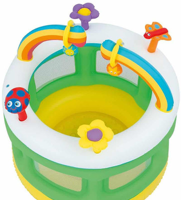 Tiny Tales RAINBOW PLAY CENTER WITH FREE PUMP FOR KIDS Inflatable Swimming Pool(Green)