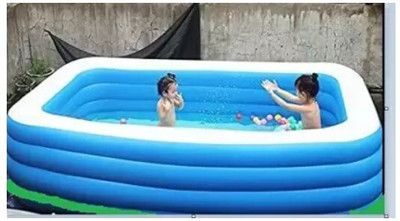 TinyTales A Inflatable Swimming Pool adults Above Ground,10Feet-Swimming Pools Inflatable Swimming Pool(Blue)