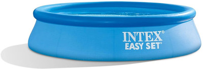 Tiny Tales Large Outdoor Family Swimming Paddling Pool Intex Easy Set 8ft With Free Pump Inflatable Swimming Pool(Multicolor)