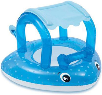 Clefairy Baby Pool Float with Canopy: Baby Swimming Float Inflatable Swimming Safety Tube(Multicolor)