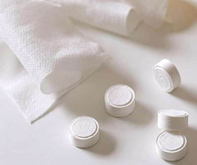 RENUMAX Magic Tablet Coin Tissue,Compresssed Dry Tissue[50 PCS](50 Tissues)