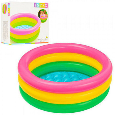 ECOM BHARAT bathing pool Inflatable Swimming Pool(multicolors)