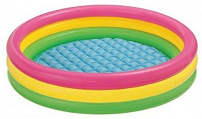 ECOM BHARAT Intexpool1 Inflatable Swimming Pool(Multicolor)