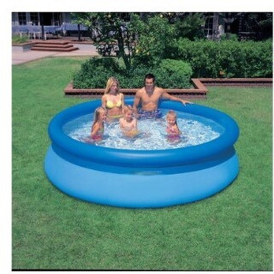 Tiny Tales Intex 8FT Easy Set Pool With Free Pump Inflatable Swimming Pool(Multicolor)