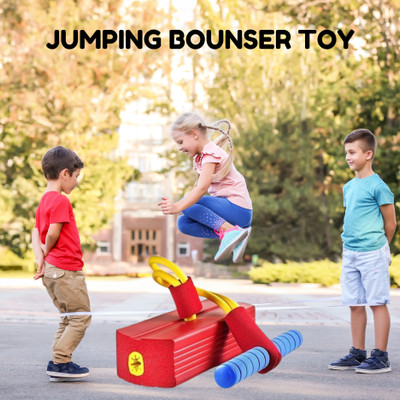 Glenston New Foam Pogo Jumping Bouncer Toy for Kids (Small Size) (3 to 8 Year) Inflatable Hoppers & Bouncer(Multicolor)