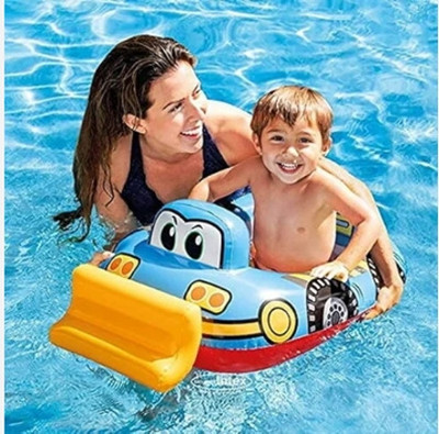 HornFlow Safety Seat Water Toys, Baby Swim(IND*989612) Float Inflatable Swimming Safety Tube(Multicolor)