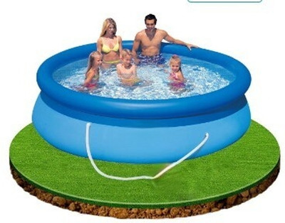 Intelligent Easy Set 2400 Litres Water Capacity Family Swimming Pool With Free Pump Inflatable Swimming Pool(Multicolor)