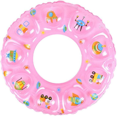 KT Mart Pool Floats Swim Ring River Floats for Adults Heavy Duty Inflatable Pool Floats Inflatable Swimming Safety Tube(Multicolor)