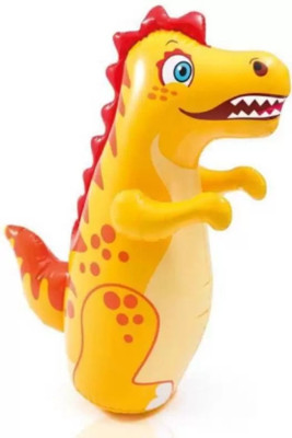 DREAMWORLD KHILONA Playtime Dragon Shape Punching Hit Me(Keep Water in Base) Inflatable HitMe Toys Inflatable HitMe Toys(Yellow)