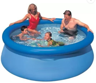 HornFlow Intex (IND*88) 8ft x 30in Easy Set Inflatable Kid Swimming Pool with Free Pump Inflatable Swimming Pool(Multicolor)