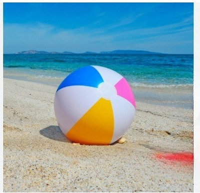 Tiny Tales Inflatable Beach Ball, Amleso Swimming Pool Inflatable Infatable Ball(Multicolor)